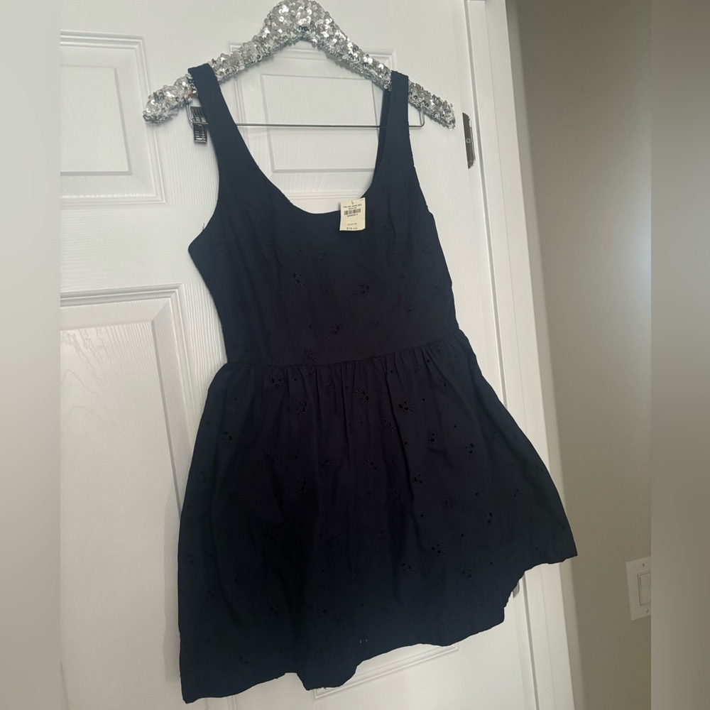 NWT Abercrombie eyelet fit and flare sundress dress sz 8